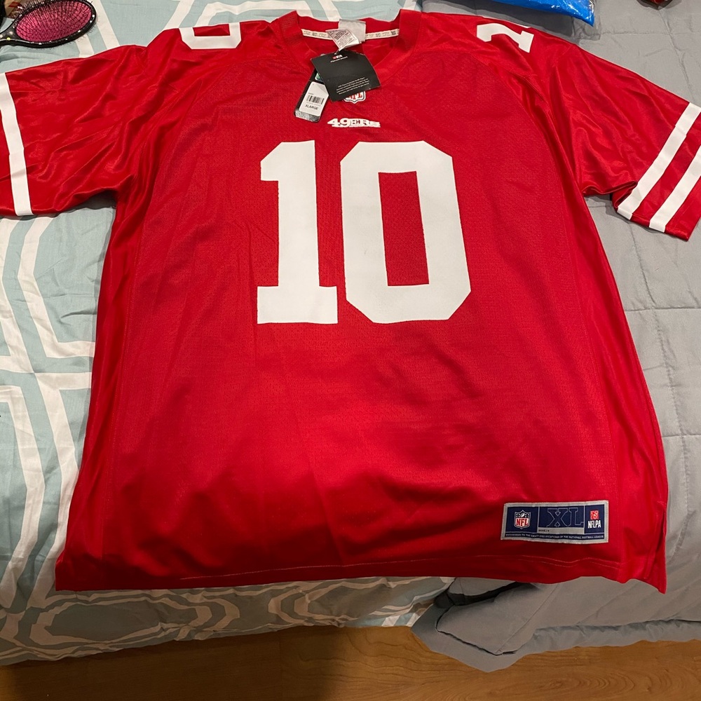 49ers forty niners quarter back jersey